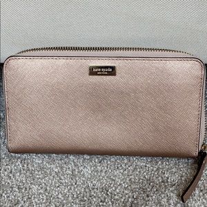 Kate Spade Rose Gold Wallet